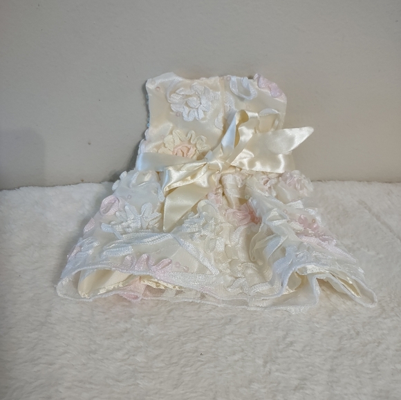 3 American Princess For "18" Girl Doll Dresses Special Occasions Cream&Pink "14" - Picture 4 of 14